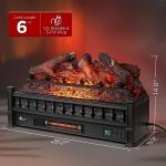 TURBRO 26" WiFi Infrared Quartz Electric Fireplace