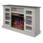 Duraflame Electric Fireplace with Glass Cabinets, Oak