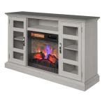 Duraflame Electric Fireplace with Glass Cabinets, Oak