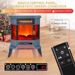 RealSmart 22 in Electric Fireplace Stove with Remote