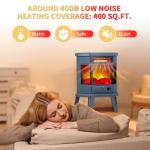 RealSmart 22 in Electric Fireplace Stove with Remote