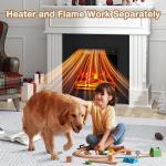 Electric Fireplace TV Stand with 3D Flame