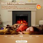 Electric Fireplace TV Stand with 3D Flame