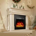 Electric Fireplace TV Stand with 3D Flame