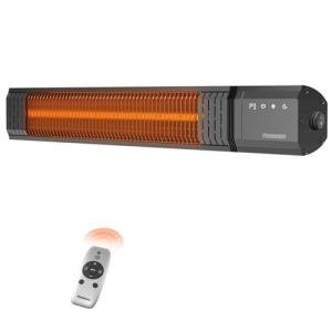 PowerScale Infrared Electric Patio Heater, 1500W Black