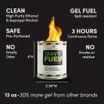 Ethanol Smart Fuel Gel - Clean Burning 6-Pack