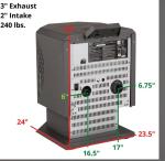 Comfortbilt HP21 Black Pellet Stove, Heats 2,400 ft²