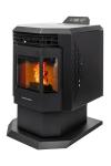 Comfortbilt HP21 Black Pellet Stove, Heats 2,400 ft²