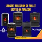 Comfortbilt HP21 Black Pellet Stove, Heats 2,400 ft²