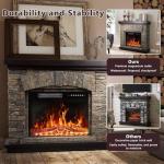 PUKAMI 36" Electric Fireplace with Stylish Mantel