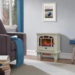 Duraflame 1500W Electric Fireplace Stove - Cream
