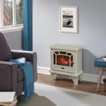 Duraflame 1500W Electric Fireplace Stove - Cream