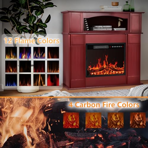 BOSSIN 43" Electric Fireplace with Remote Control