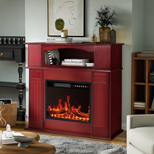BOSSIN 43" Electric Fireplace with Remote Control