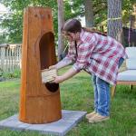 Sunnydaze Sante Fe 50-Inch Rustic Steel Chiminea