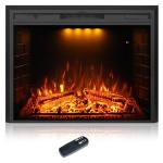 Dreamflame 36" Electric Wall Fireplace with Remote