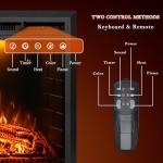 Dreamflame 36" Electric Wall Fireplace with Remote