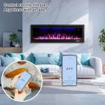 WiFi Electric Fireplace Insert with Smart Control