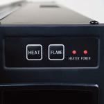 54-Inch Wall-Mounted Electric Fireplace with Remote