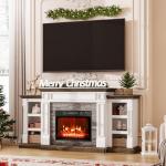 70" Electric Fireplace TV Stand with Storage