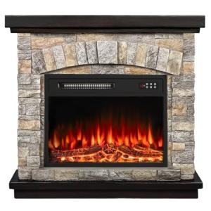 BOSSIN 36" Electric Fireplace & TV Stand Heater