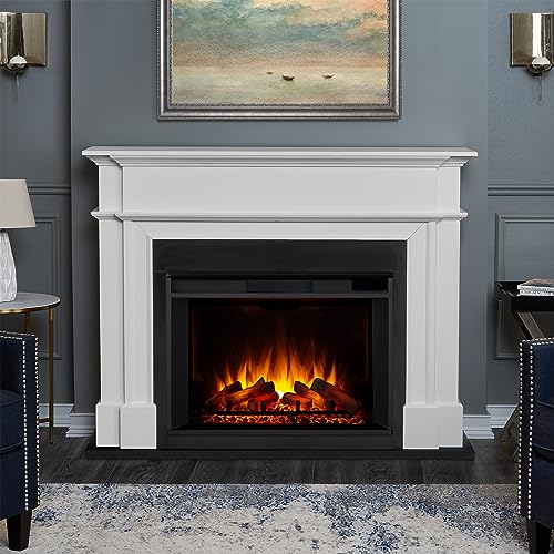 Real Flame Harlan 55” Electric Fireplace Mantel