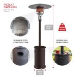 Nexgrill 92" Bronze Patio Heater, 48,000 BTUs