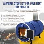 Sonret 55 Gallon Barrel Stove Kit for Camping