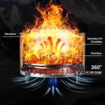 Florise 24” Square Outdoor Wood Burning Fire Pit