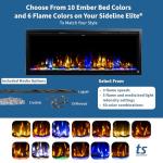 TouchStone Sideline Elite 50" Smart Electric Fireplace