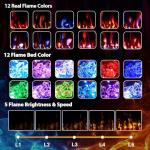 42" Recessed Wall-Mounted Electric Fireplace Heater