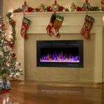 30" Electric Wall-Mounted Fireplace with Remote