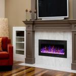 30" Electric Wall-Mounted Fireplace with Remote