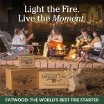 Fatwood Firestarter Sticks for Wood Stoves & Fireplaces