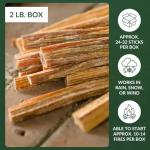 Fatwood Firestarter Sticks for Wood Stoves & Fireplaces