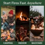 Fatwood Firestarter Sticks for Wood Stoves & Fireplaces