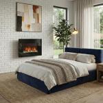 26" Wall Mounted Electric Fireplace with Remote Control