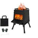 Portable Wood Burning Camp Stove with Carry Bag