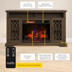 Duraflame Electric Fireplace TV Stand with Storage