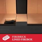 Ashley Hearth AW1120E-P Wood Burning Stove, Black