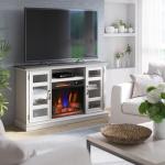 Duraflame Electric Fireplace with Glass Cabinets, Oak