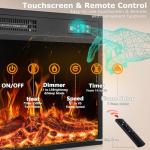 PUKAMI 36" Electric Fireplace with Stylish Mantel