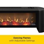 Duraflame Electric Fireplace Baseboard Heater - Black