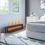 Duraflame Electric Fireplace Baseboard Heater - Black