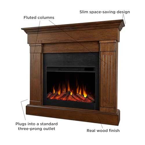Real Flame Crawford 48" Electric Fireplace with Mantel