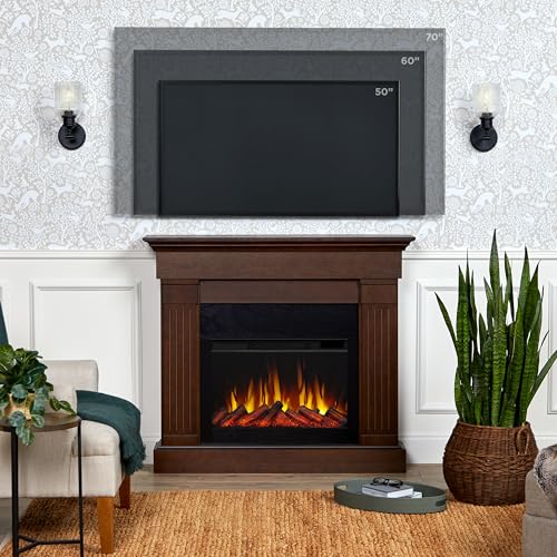 Real Flame Crawford 48" Electric Fireplace with Mantel