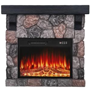 BOSSIN 36" Electric Fireplace & TV Stand Heater
