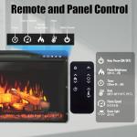 Oxhark 26" Electric Fireplace Insert with Remote