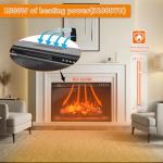 Oxhark 26" Electric Fireplace Insert with Remote