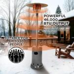 Outdoor 46,000 BTU Slate Gray Propane Heater